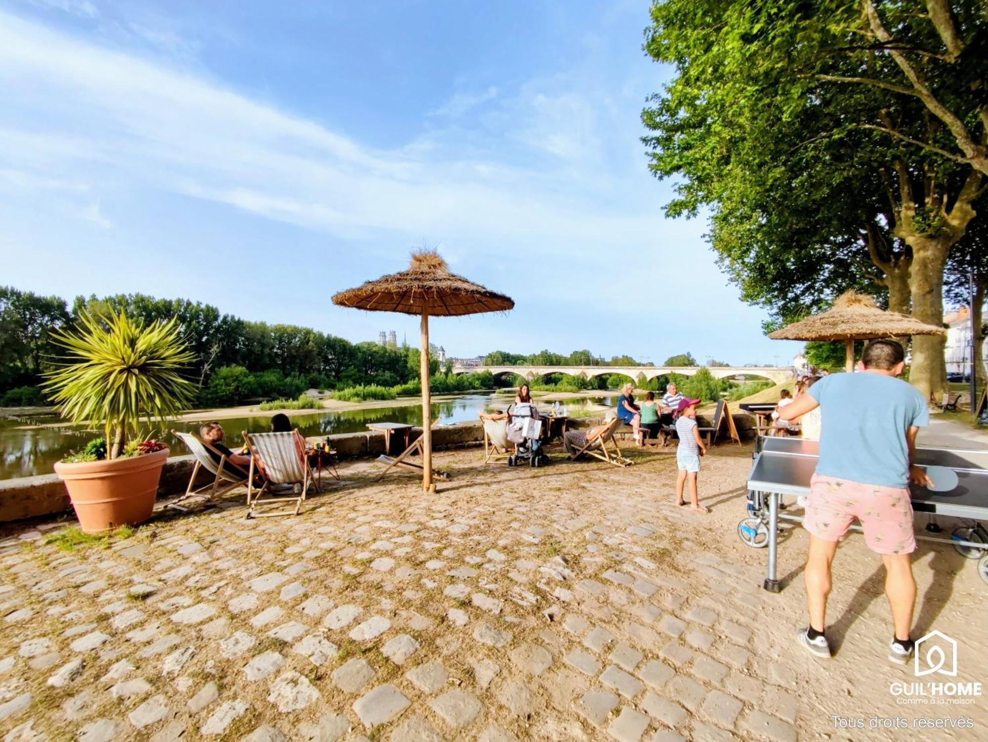 Terrasse Vegetalisee - Climatisation - Local Velo - Parking Gratuit Dans La Rue Орлеан Экстерьер фото